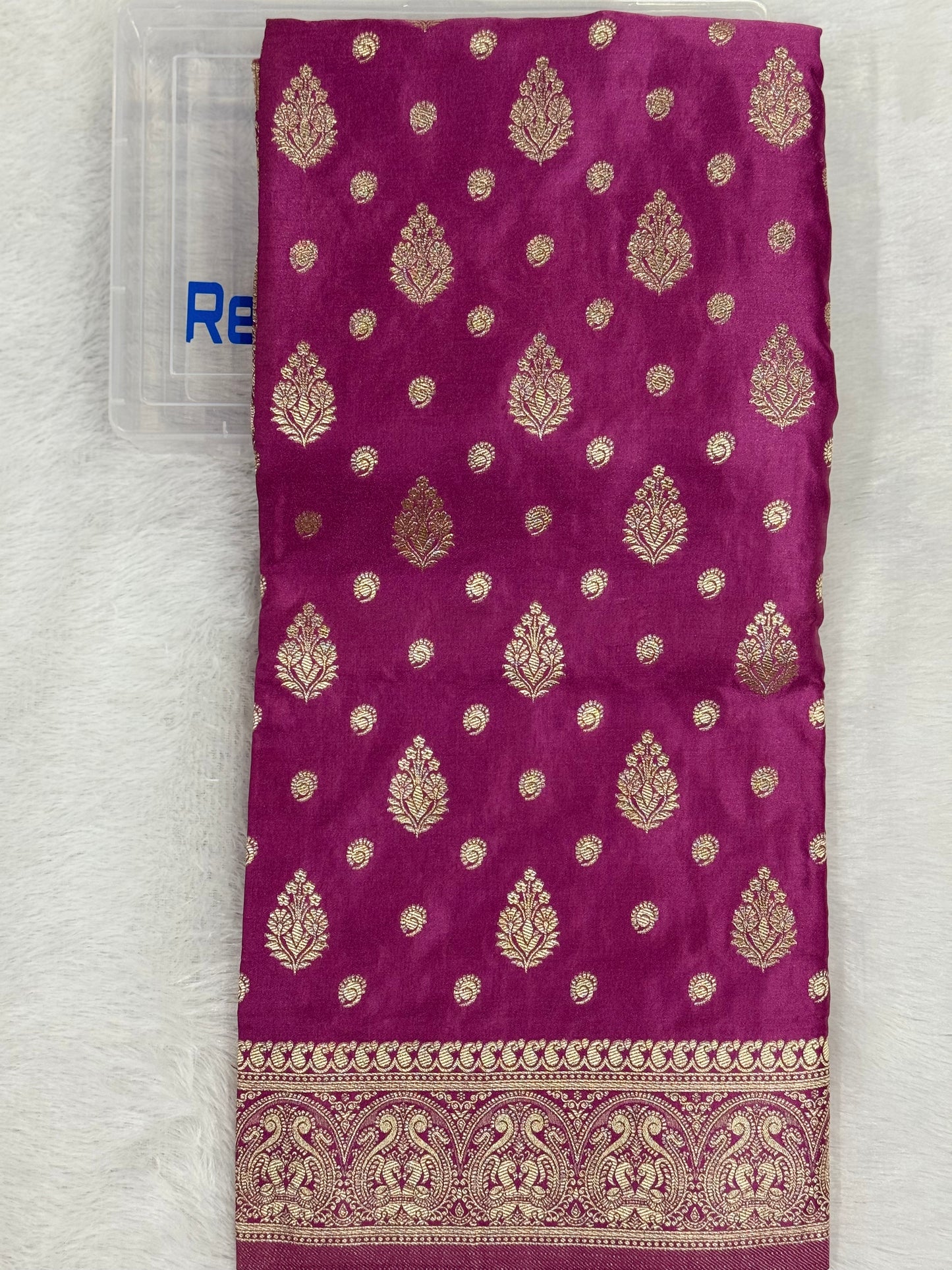 Classic  Baby Pink Banarasi Silk Saree with Heritage Zari Weaving